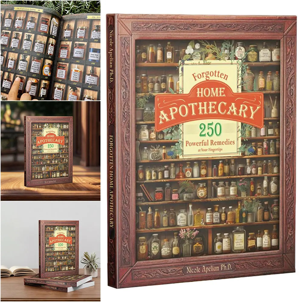 Forgotten Home Apothecary 250 Powerful Remedies at Your Fingertips Natural Remedies Herbal Remedies Book for Everyday Wellness